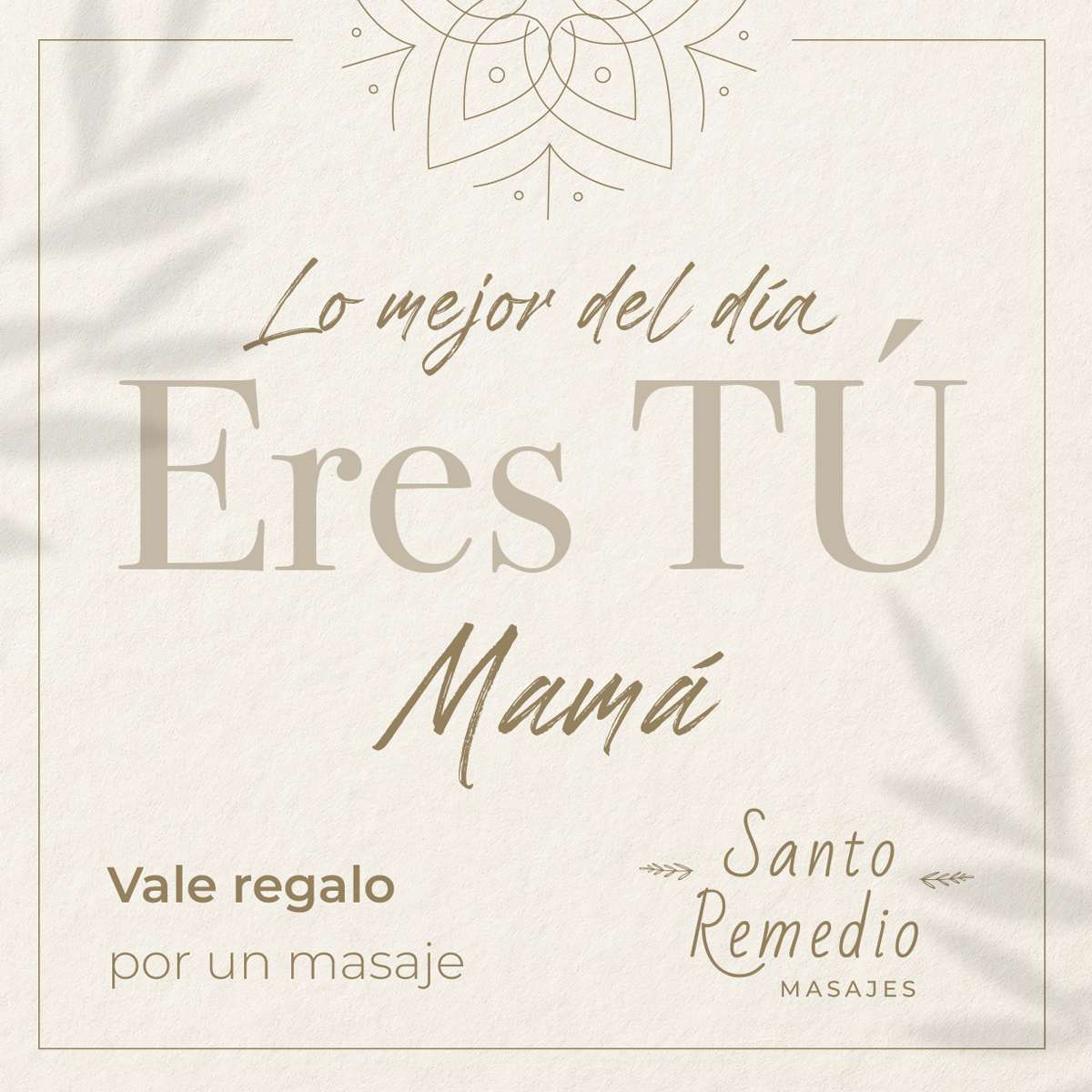 Tarjeta Regalo día de la madre
