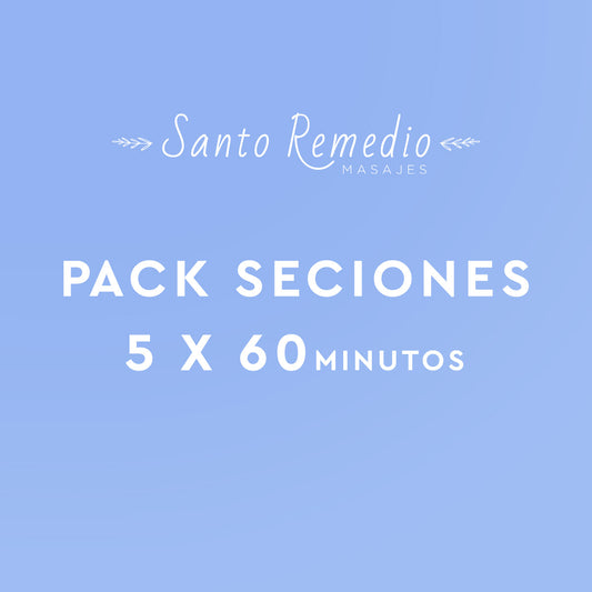 Pack 5x60m - Bono Santo Remedio